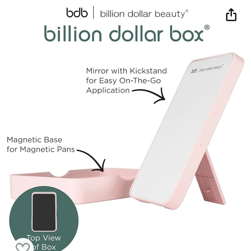 Billion Dollar Brows Beauty Box, All-in-One, Customizable makeup pallet